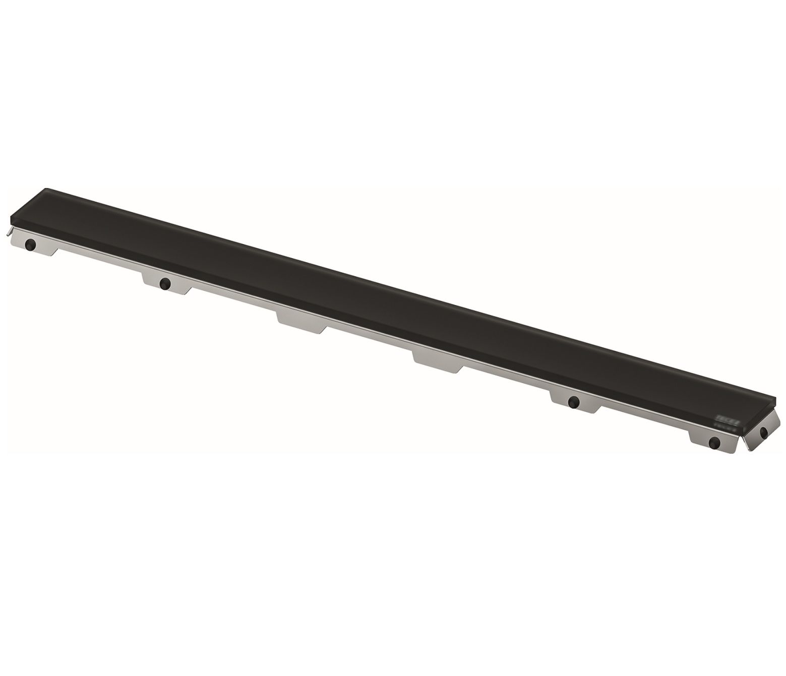 TECE Drainline Sklenený rošt 100 cm, saténovo čierny 601094