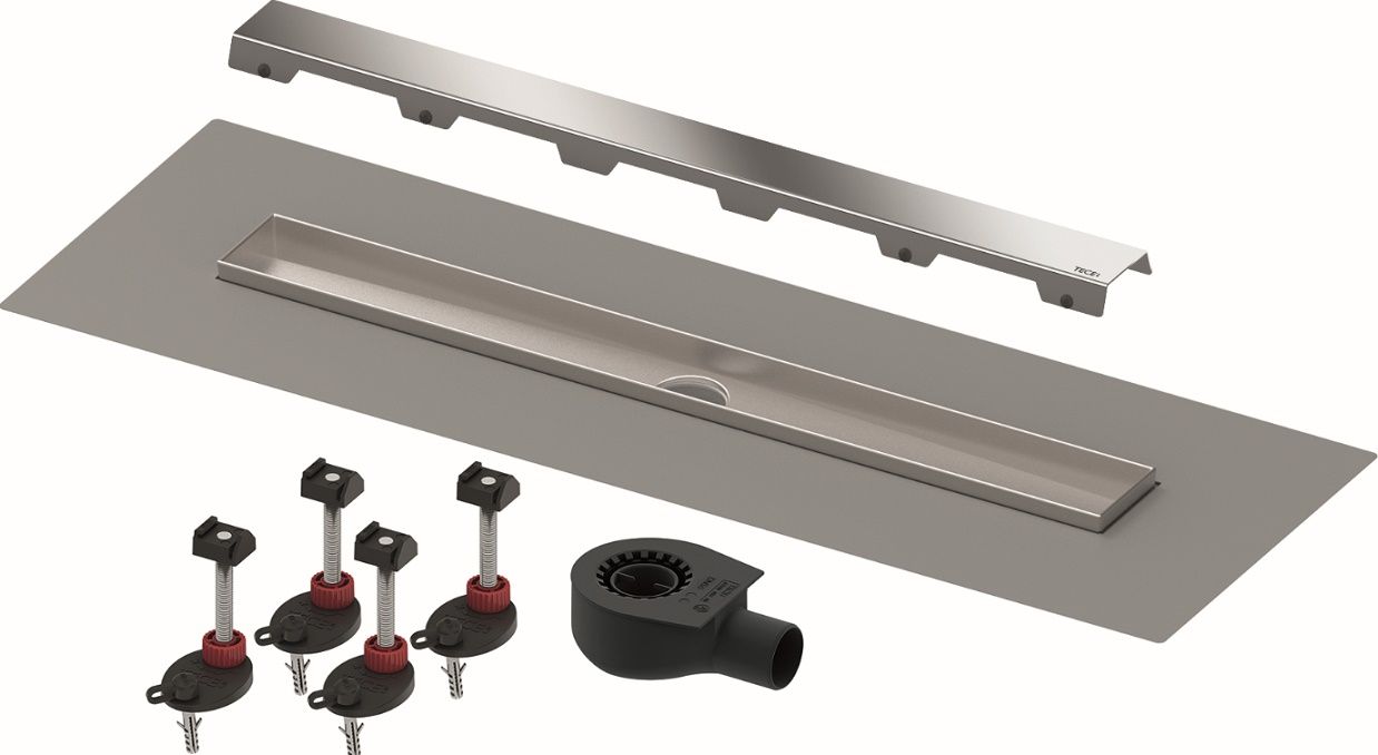 TECE Drainline Sprchový žľab s roštom 70 cm, oceľ II - Nerezová oceľ 640726