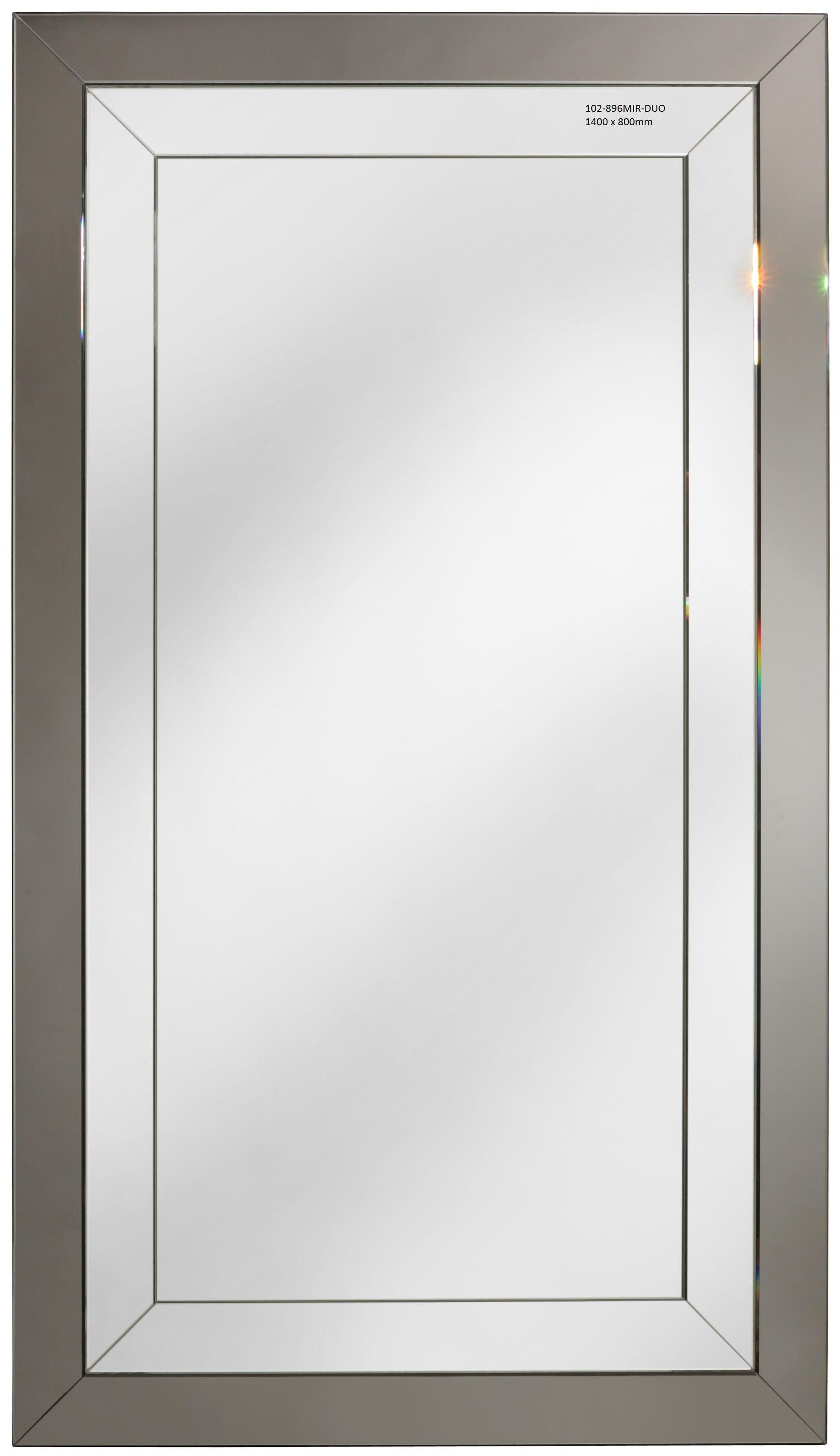 Amirro Dupo Skladacie zrkadlo 80 x140 cm, strieborná, 711-202