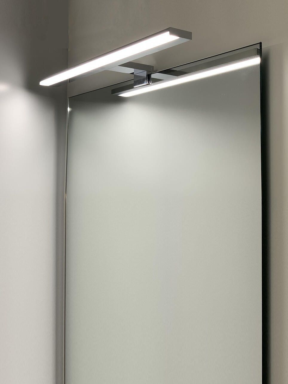Amirro Pure Light Zrkadlo 80 x 60 cm s lešteným okrajom a LED lampou, 410-845