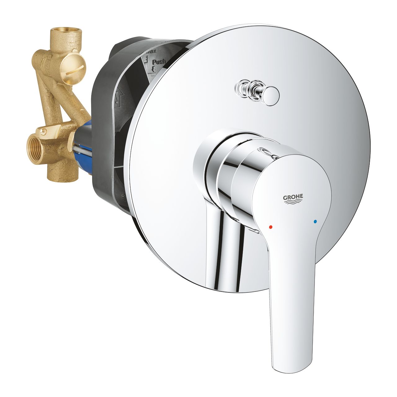 Grohe Start Jednopáková vaňová batéria so skrytou inštaláciou chróm 23558002