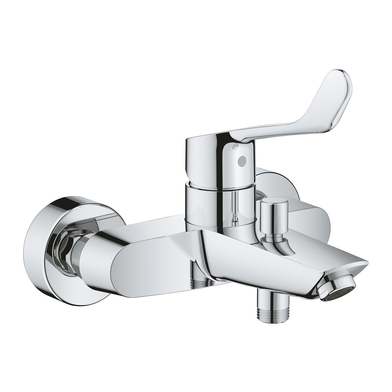 Grohe Profi Eurosmart Nástenná vaňová batéria s lekárskou pákou, chróm 25243003
