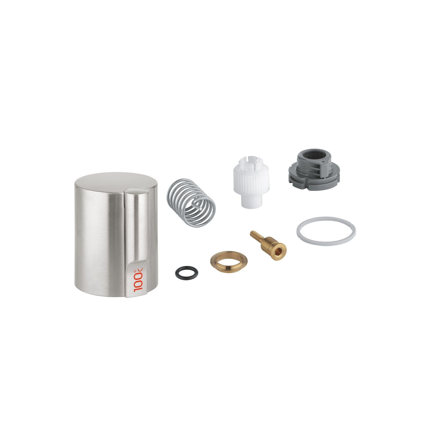 Červená rukoväť Grohe, SuperSteel 46679DC0
