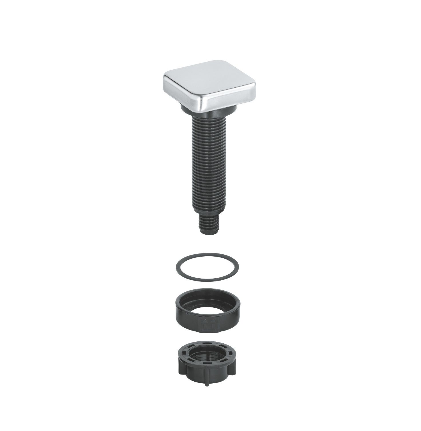 Grohe 42586SD0 Otočná rukoväť, nerezová oceľ, brúsená