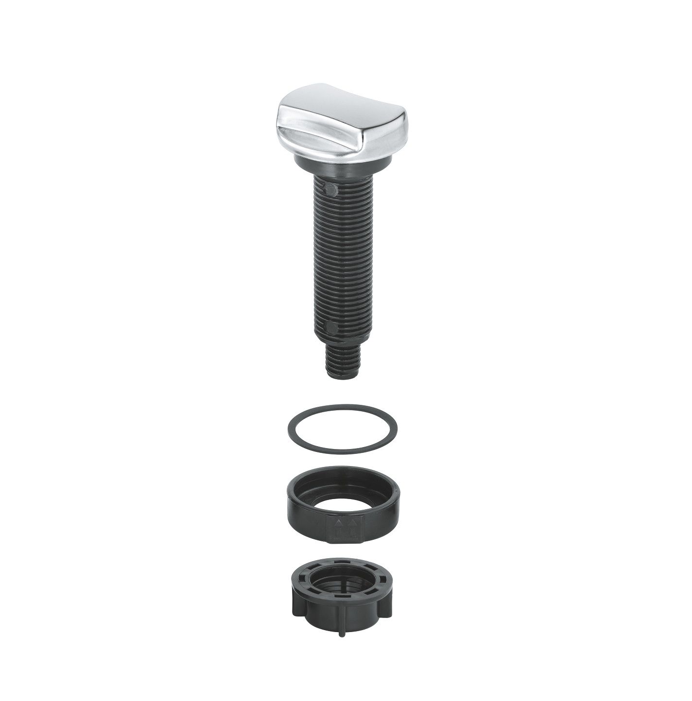 Grohe 42587SD0 Otočná rukoväť, nerezová oceľ, brúsená