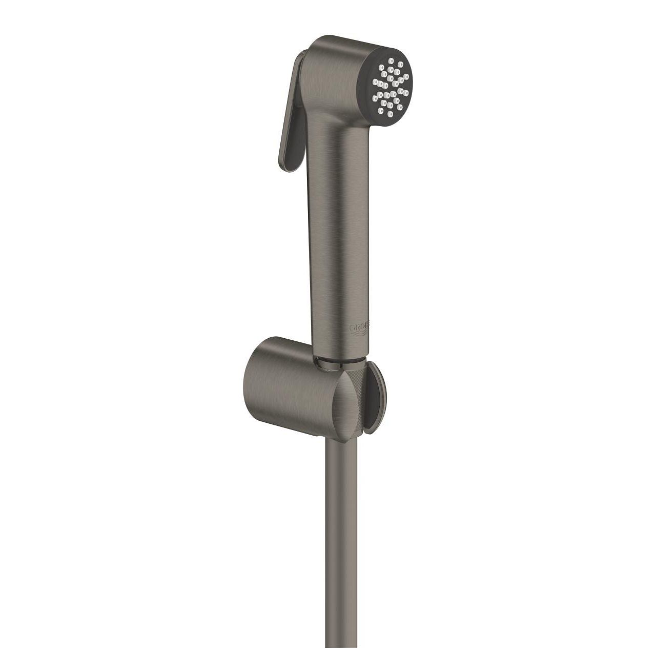 Grohe Tempesta-F Bidetová sprcha s držiakom, kartáčovaná tvrdá grafitová 27513AL1