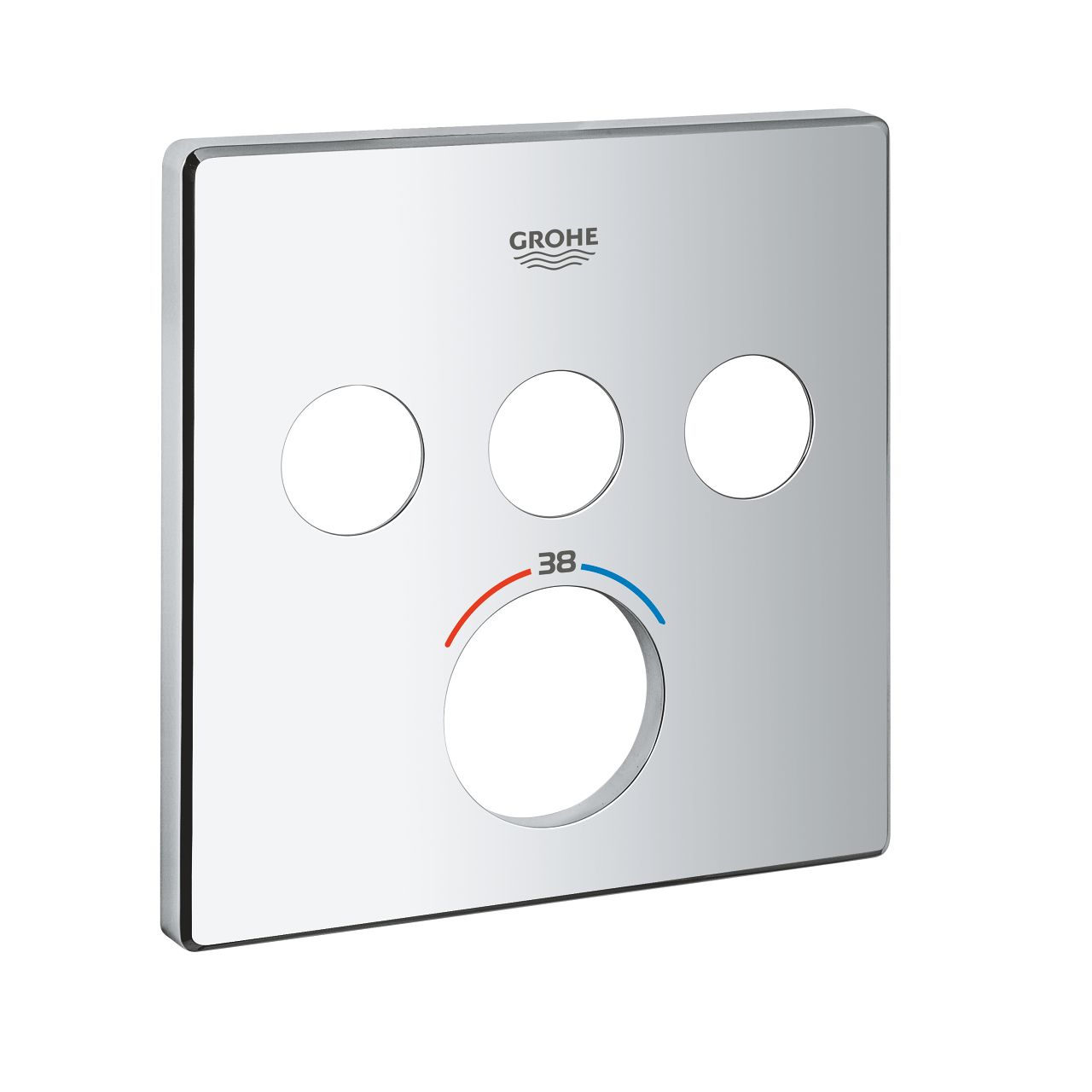 Rozeta Grohe pre podomietkovú batériu, chróm 49042000
