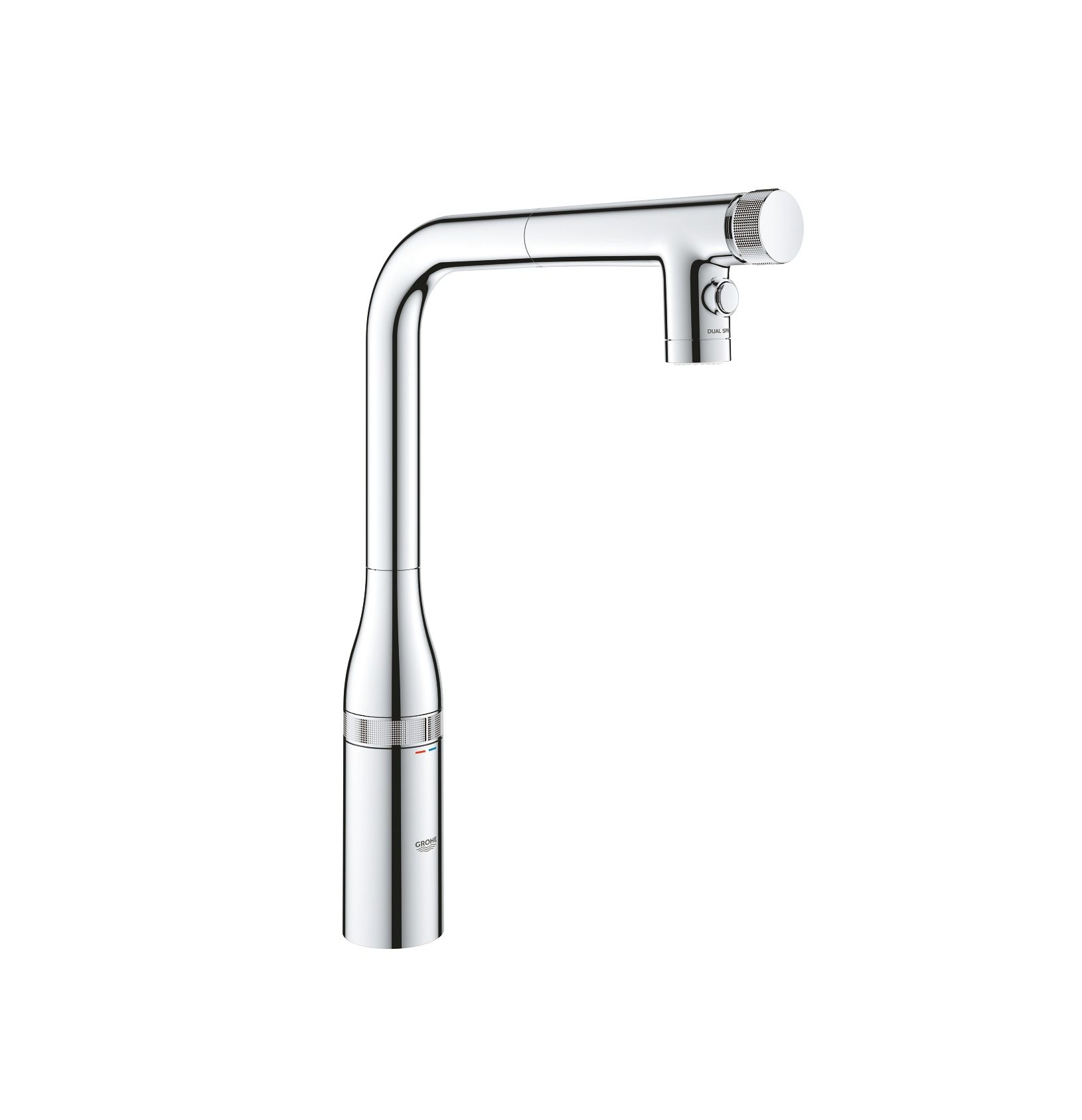 Grohe Profi Essence Drezová batéria s výsuvnou výlevkou, dve trysky, chróm 31892000