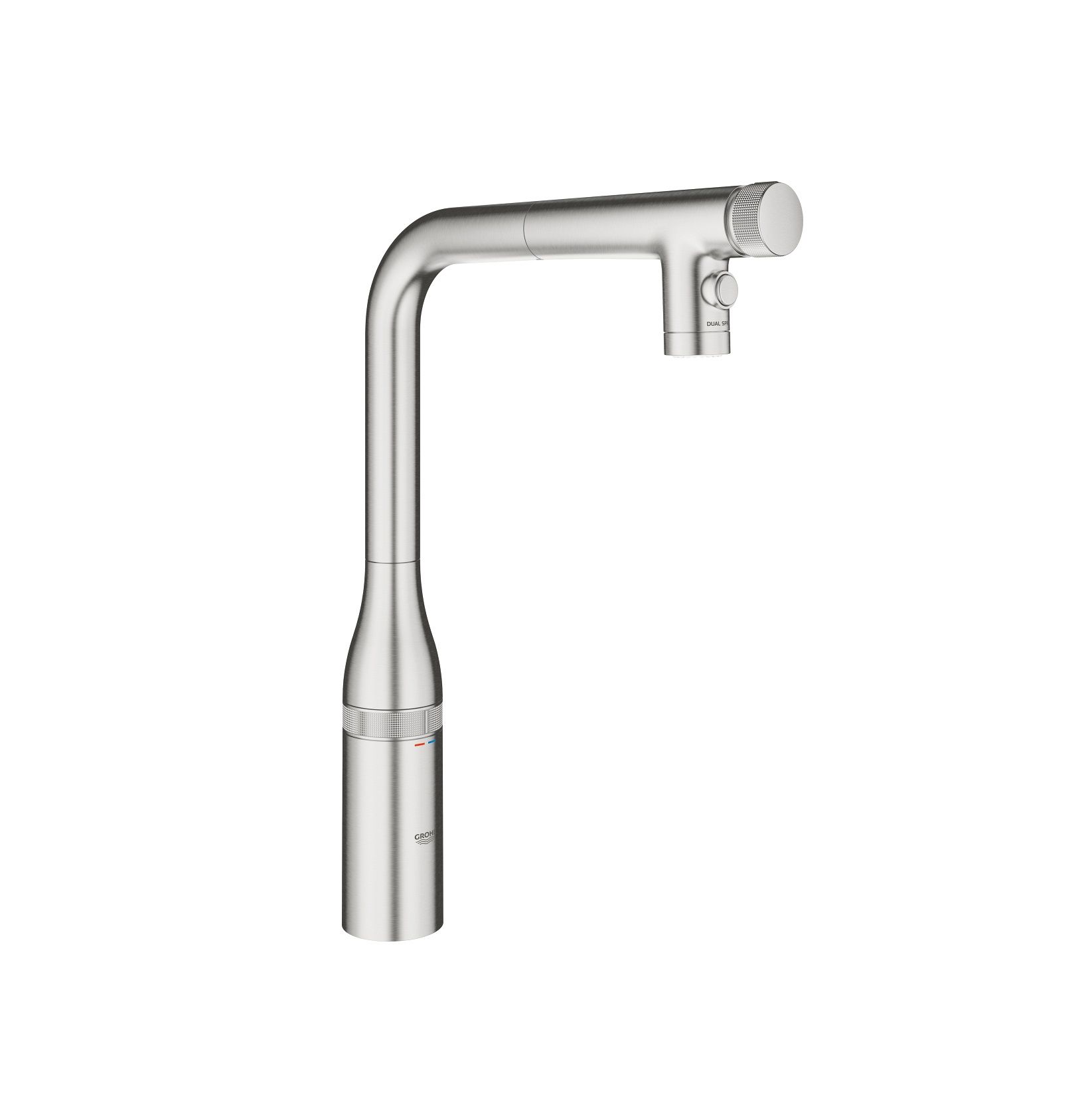 Grohe Profi Essence Dvojprúdová umývadlová batéria s vyťahovacou výpustou, Supersteel 31892DC0