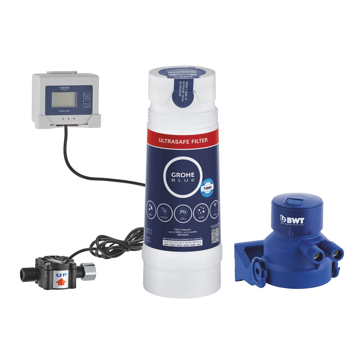 Modrá štartovacia súprava Grohe s filtráciou Ultrasafe, 40876000