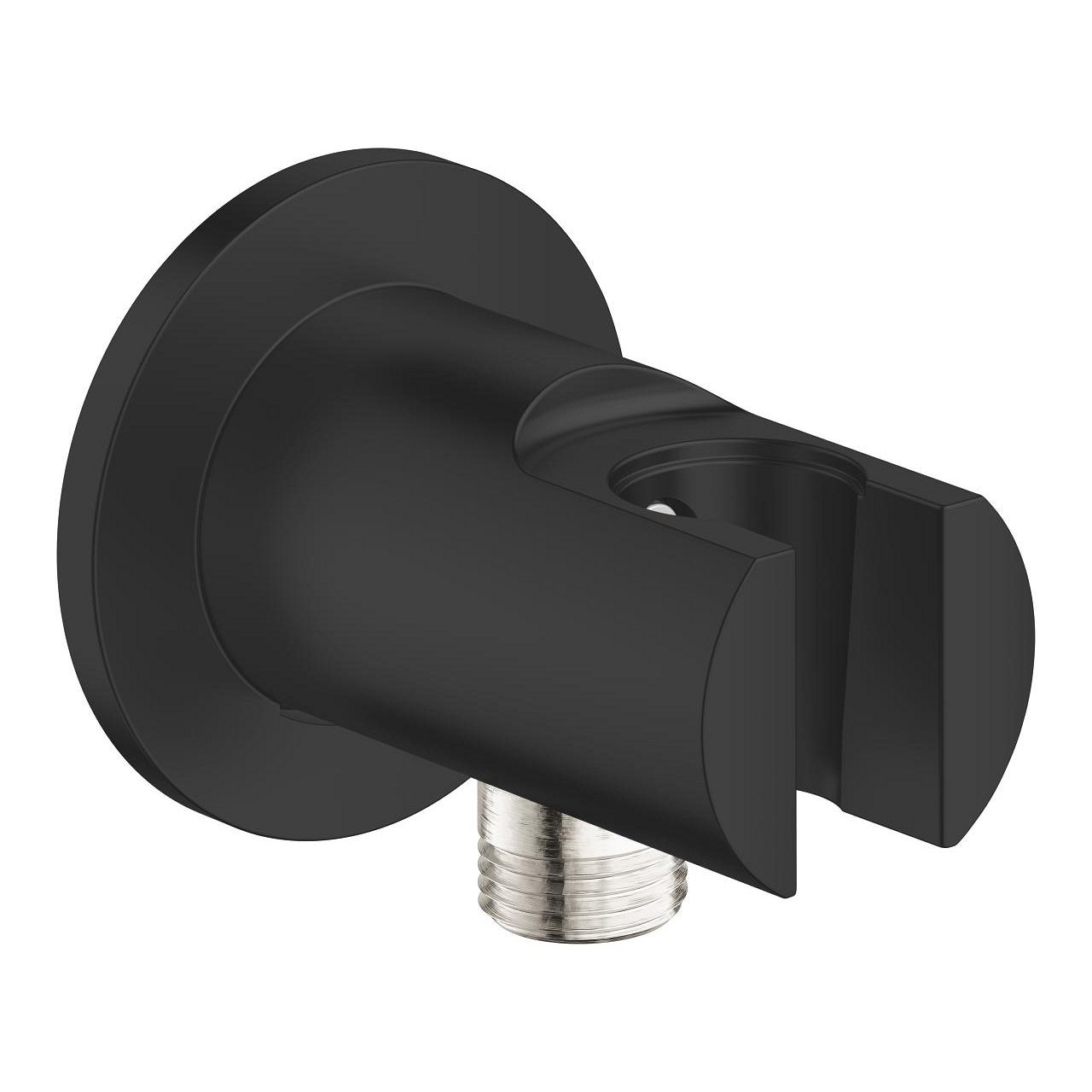 Grohe Vitalio Universal Držák sprchy s vývodem hadice, černá mat 269622431