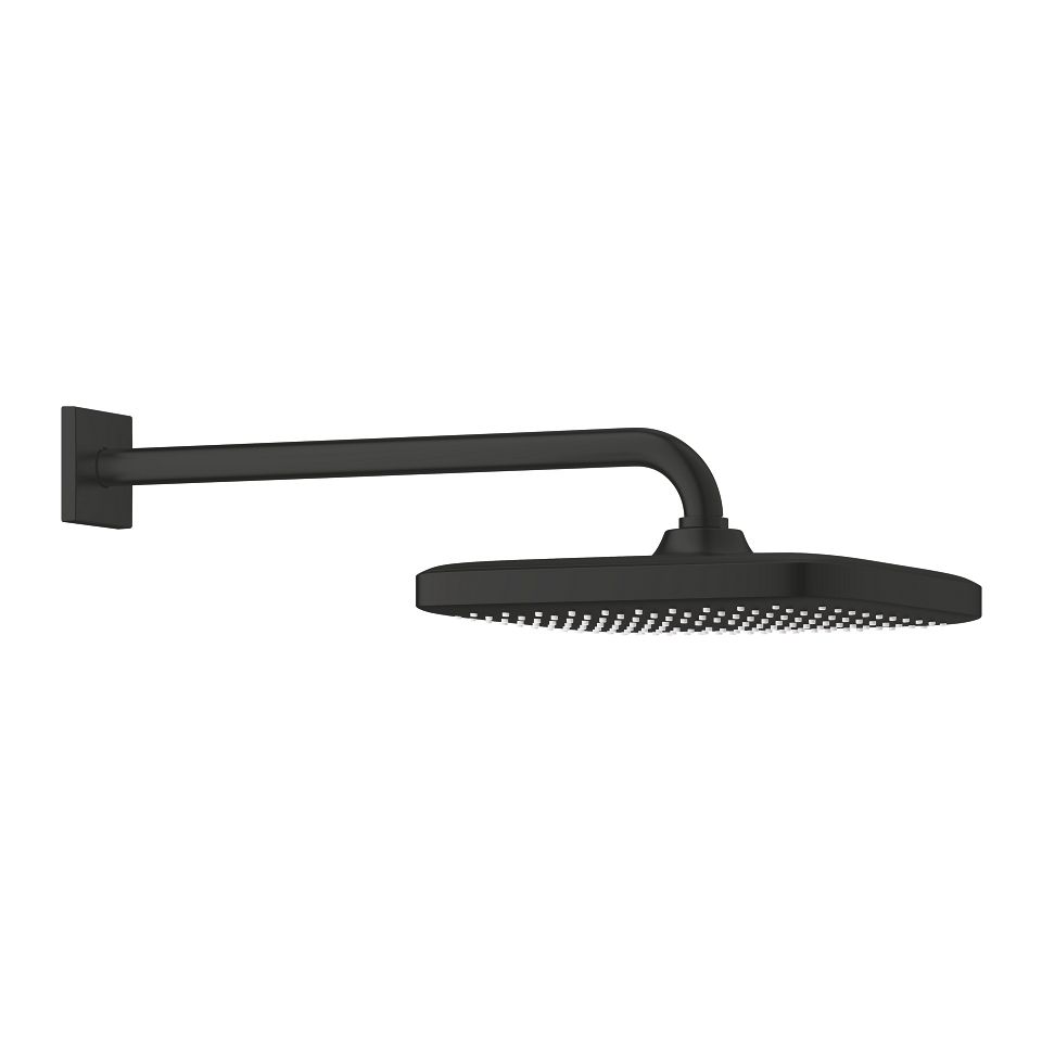 Grohe Profi Tempesta 250 Cube Hlavová sprcha 25 cm s bočným ramenom, čierna matná 266872430
