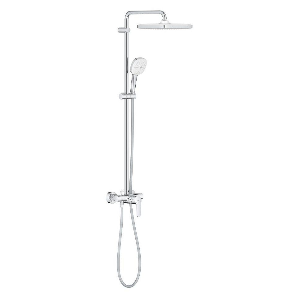 Sprchový systém Grohe Profi Tempesta 250 Cube s nástennou batériou, chróm 26692001