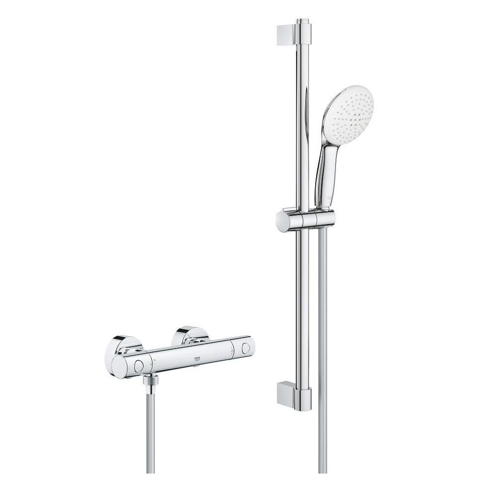 Grohe Profi Grohtherm 800 Cosmopolitan Termostatická sprchová batéria so sprchovacím setom, chróm 34768001