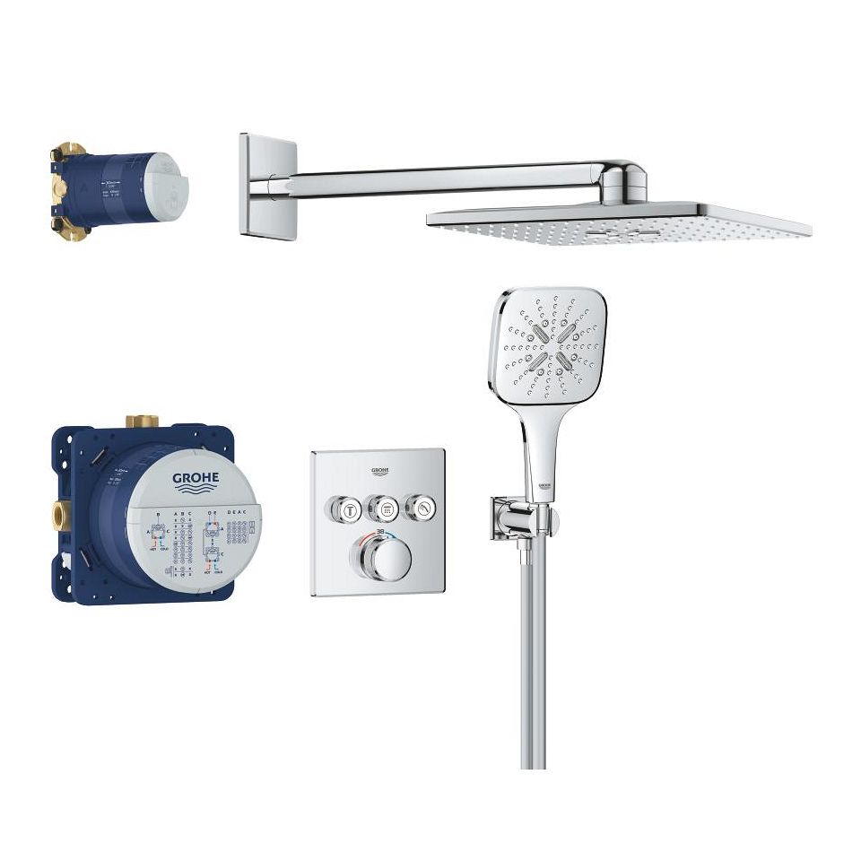 Sprchový systém Grohe Profi Grohtherm Smartcontrol Socket, chróm 34864000