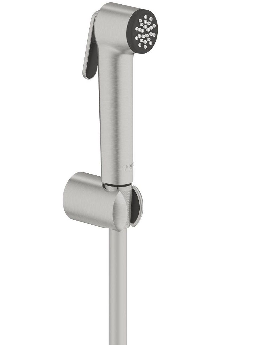 Grohe Tempesta-F Trigger Spray Bidetová sprška s držákem, Supersteel 27513DC1