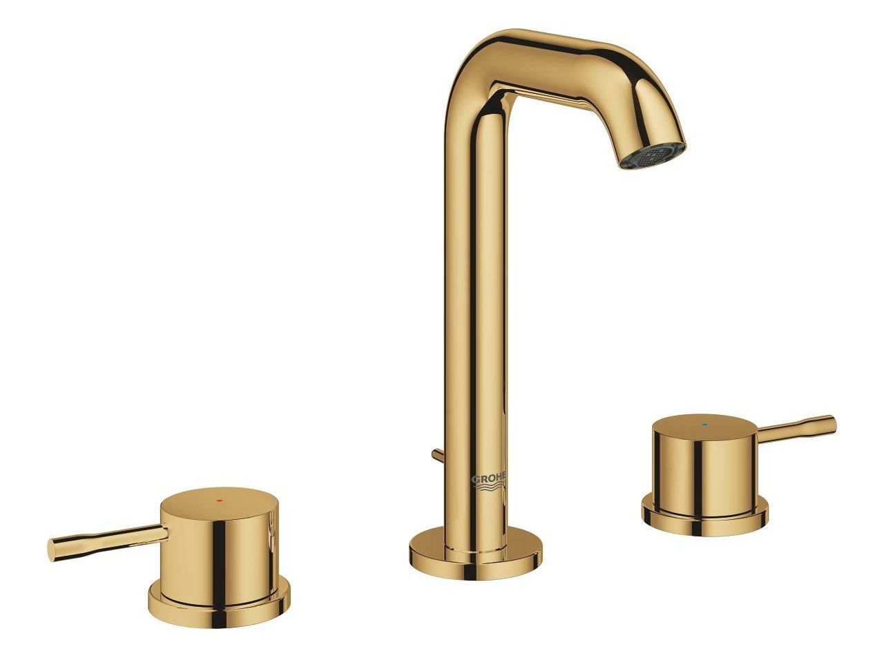 Grohe Essence Umývadlová batéria, trojotvorová, Cool Sunrise 20296GL1