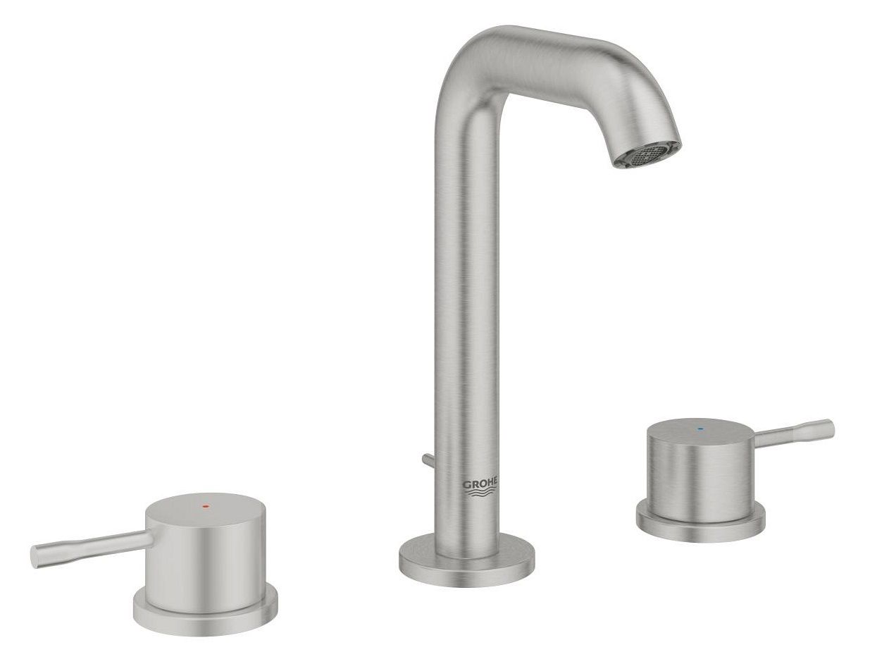 Grohe Essence Umývadlová batéria, trojotvorová, Supersteel 20296DC1