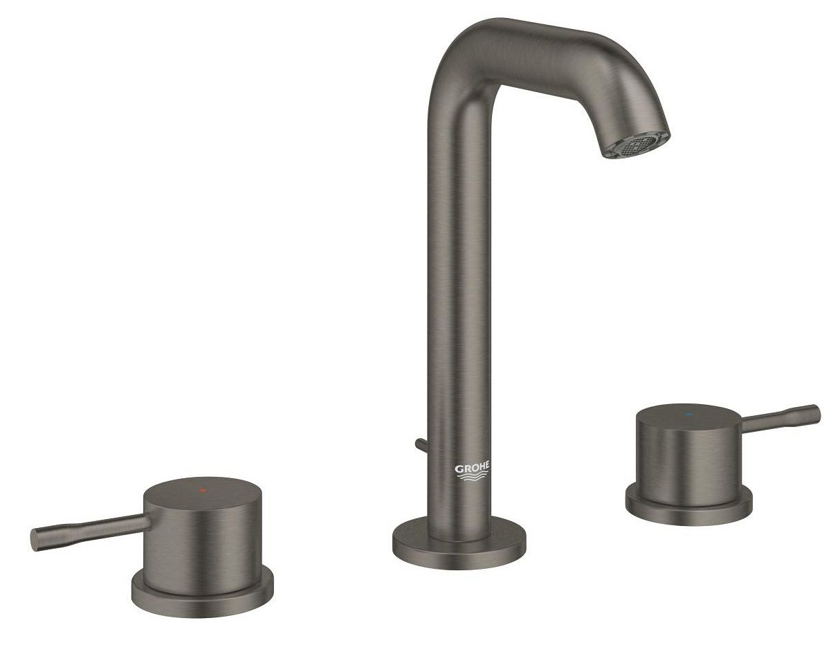Grohe Essence Umývadlová batéria, trojotvorová, brúsená Hard Graphite 20296AL1