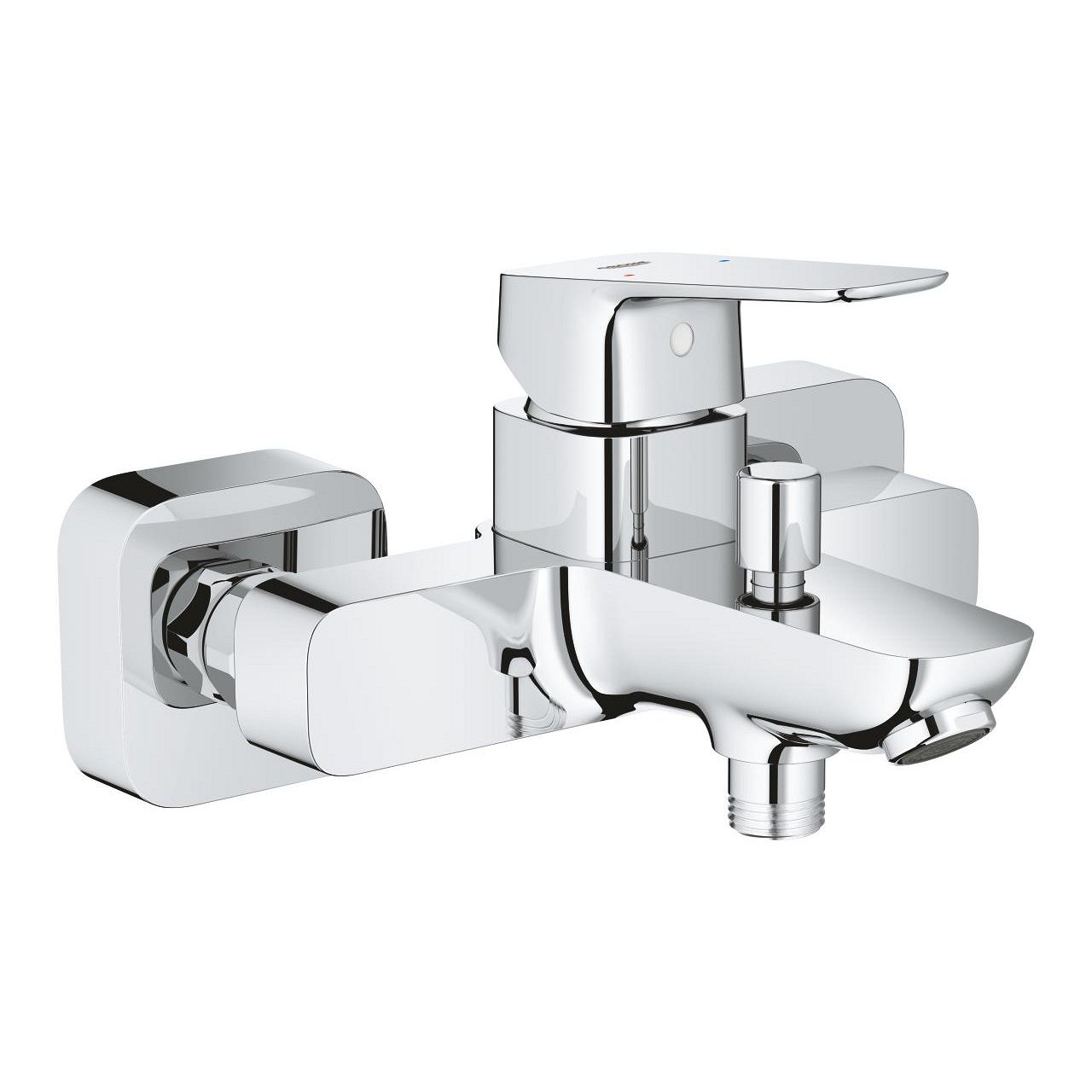 Grohe Profi Cubeo Nástenná vaňová batéria s prepínačom, chróm 1018130000