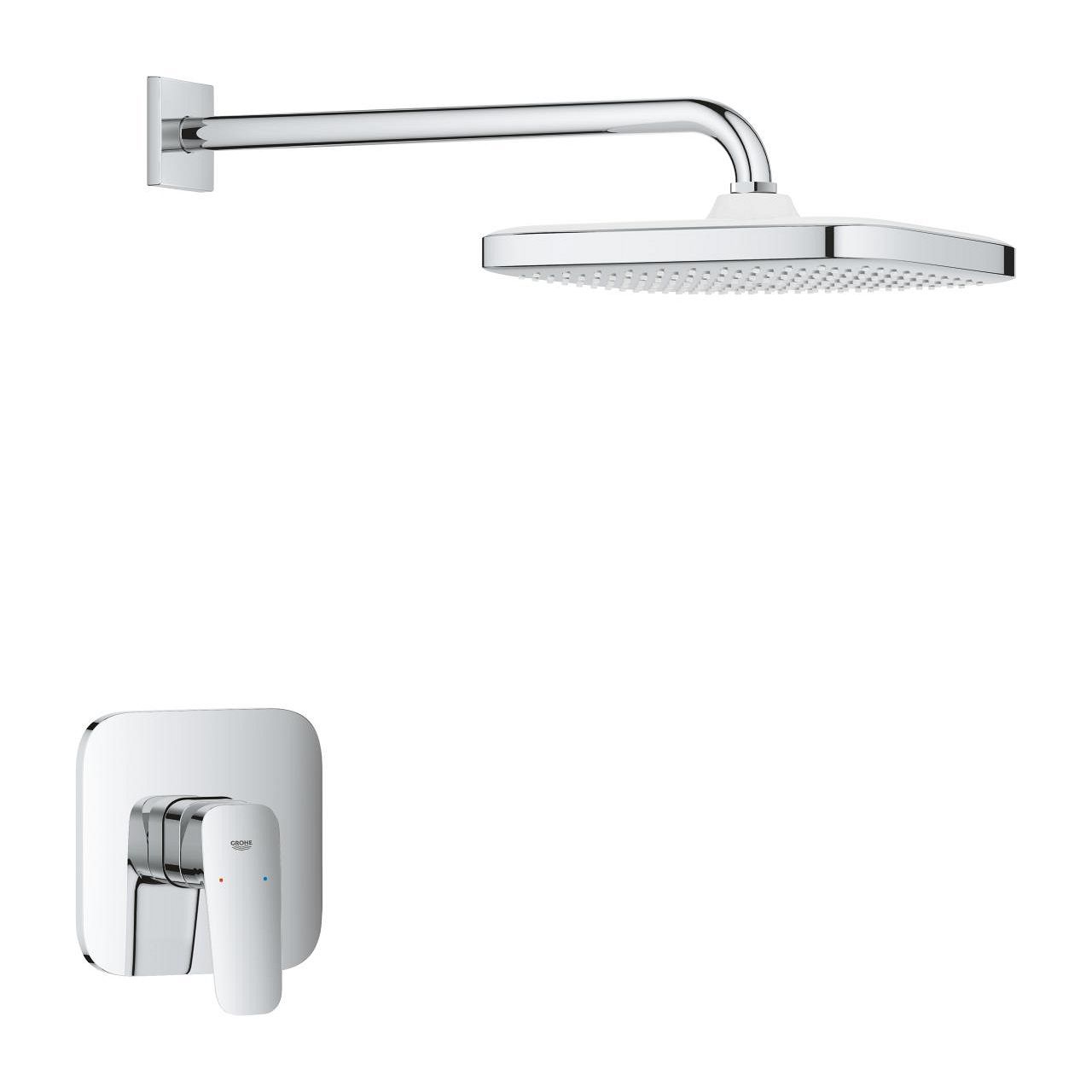 Grohe Profi Cubeo zásuvková sprchová batéria + hlavová sprcha, chróm 1053340000
