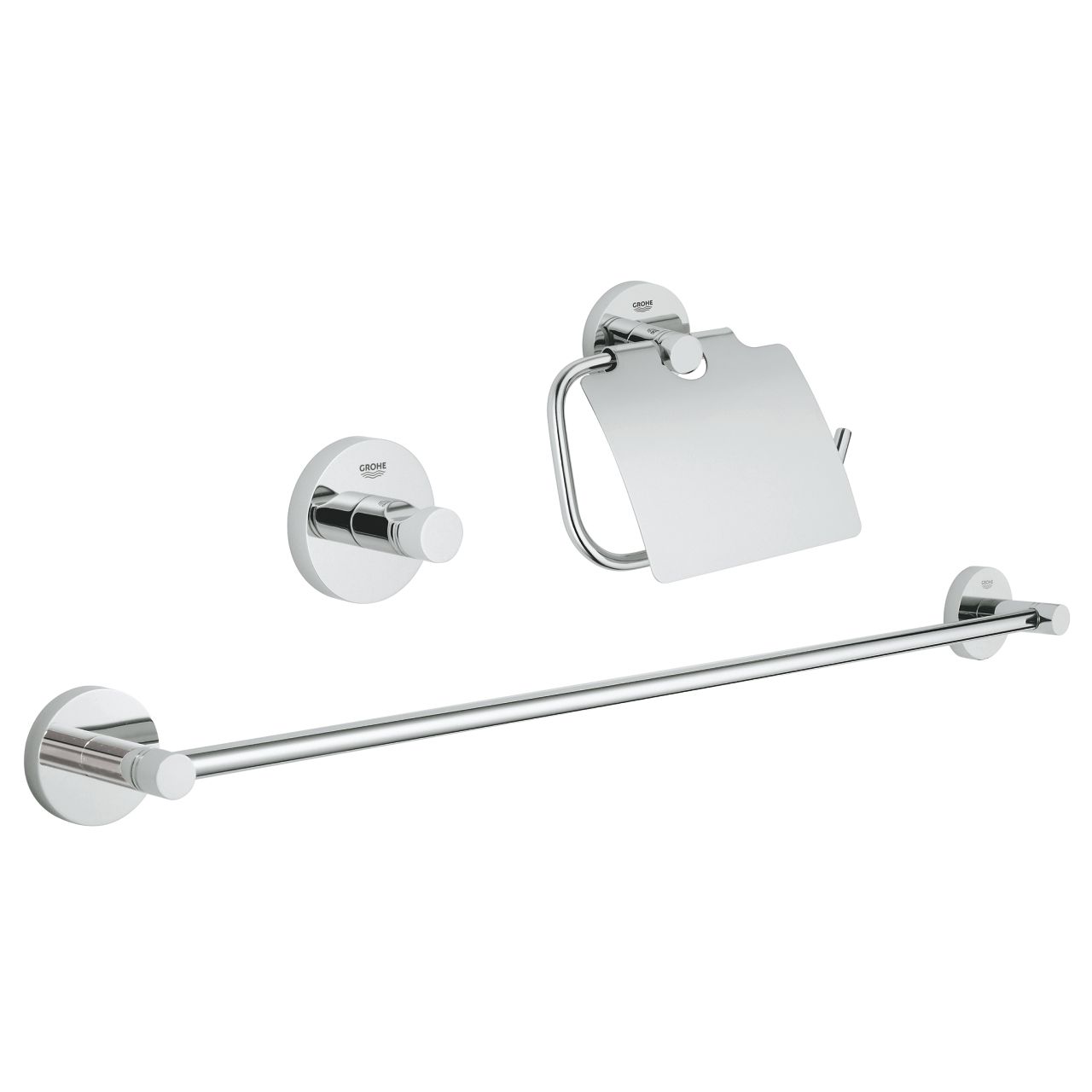 Súprava kúpeľňového príslušenstva Grohe Essentials 3 v 1 40775001