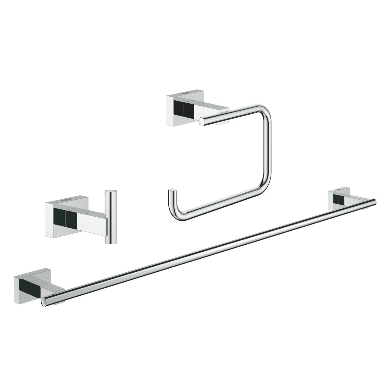 Grohe Essentials Cube Sada kúpeľňových doplnkov 3 v 1 40777001