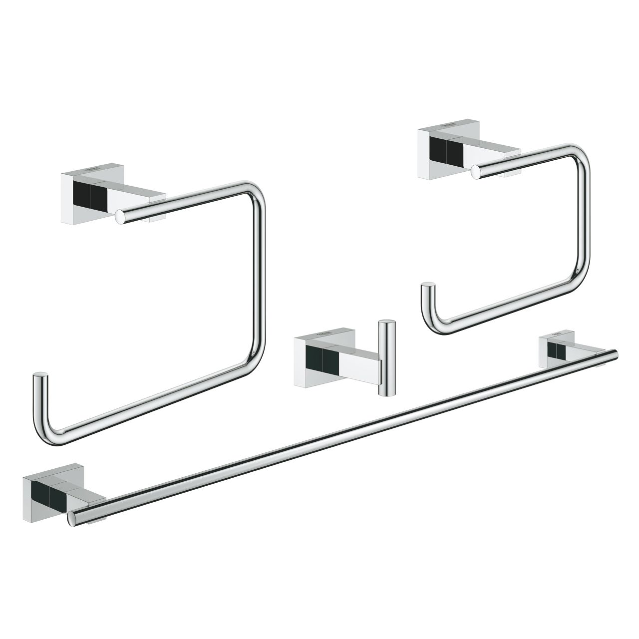 Grohe Essentials Cube Sada kúpeľňových doplnkov 4 v 1 40778001