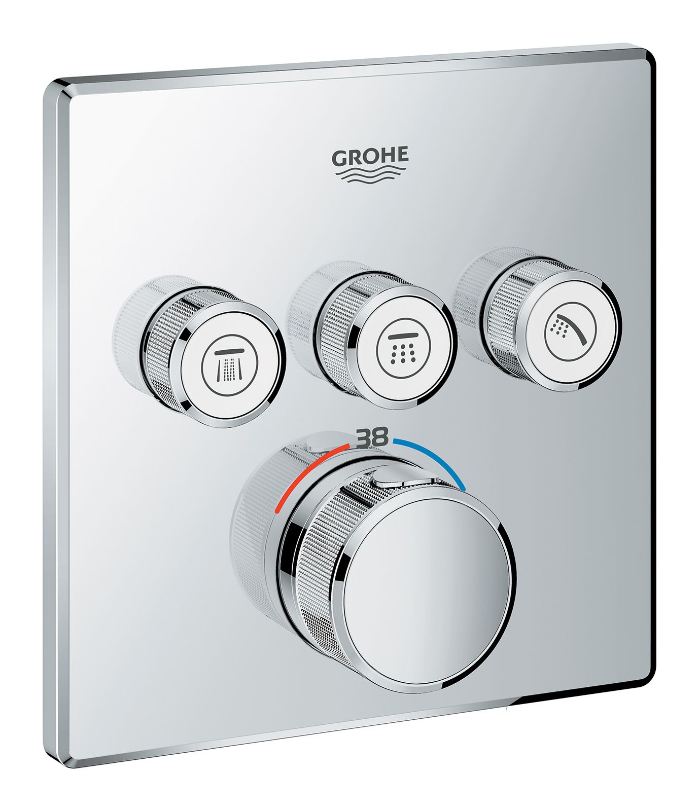Grohe SmartControl Termostatická vaňová batéria, trojcestná 29126000