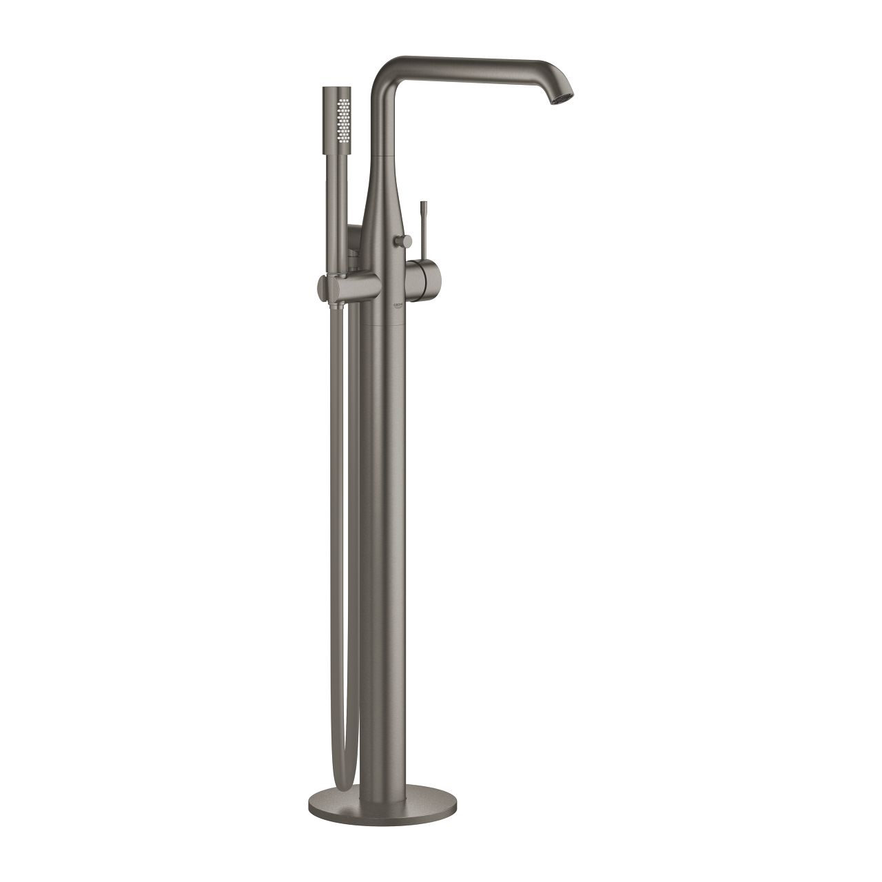 Grohe Essence Nová voľne stojaca vaňová batéria, kartáčovaný tvrdý grafit 23491AL1