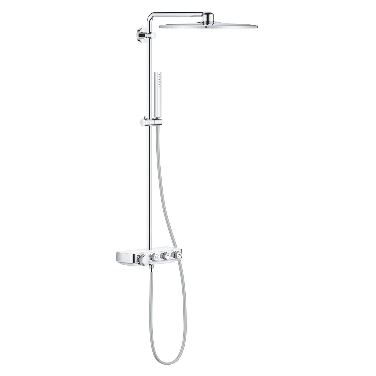 Sprchový termostatický systém Grohe Euphoria Smartcontrol, chróm/mesiac biela 26508LS0