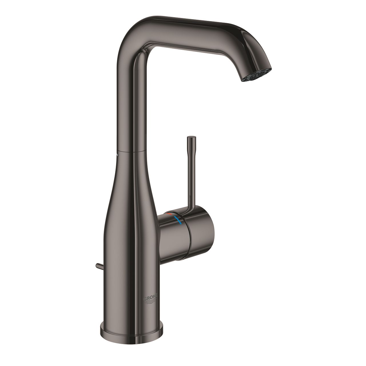 Grohe Essence Nová umývadlová batéria s výtokom, tvrdý grafit 32628A01