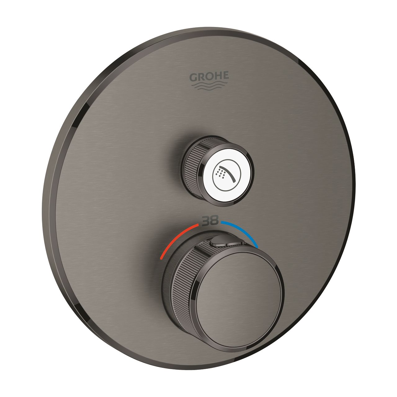 Grohe Termostat pre skrytú inštaláciu s jedným ventilom, kartáčovaný tvrdý grafit 29118AL0