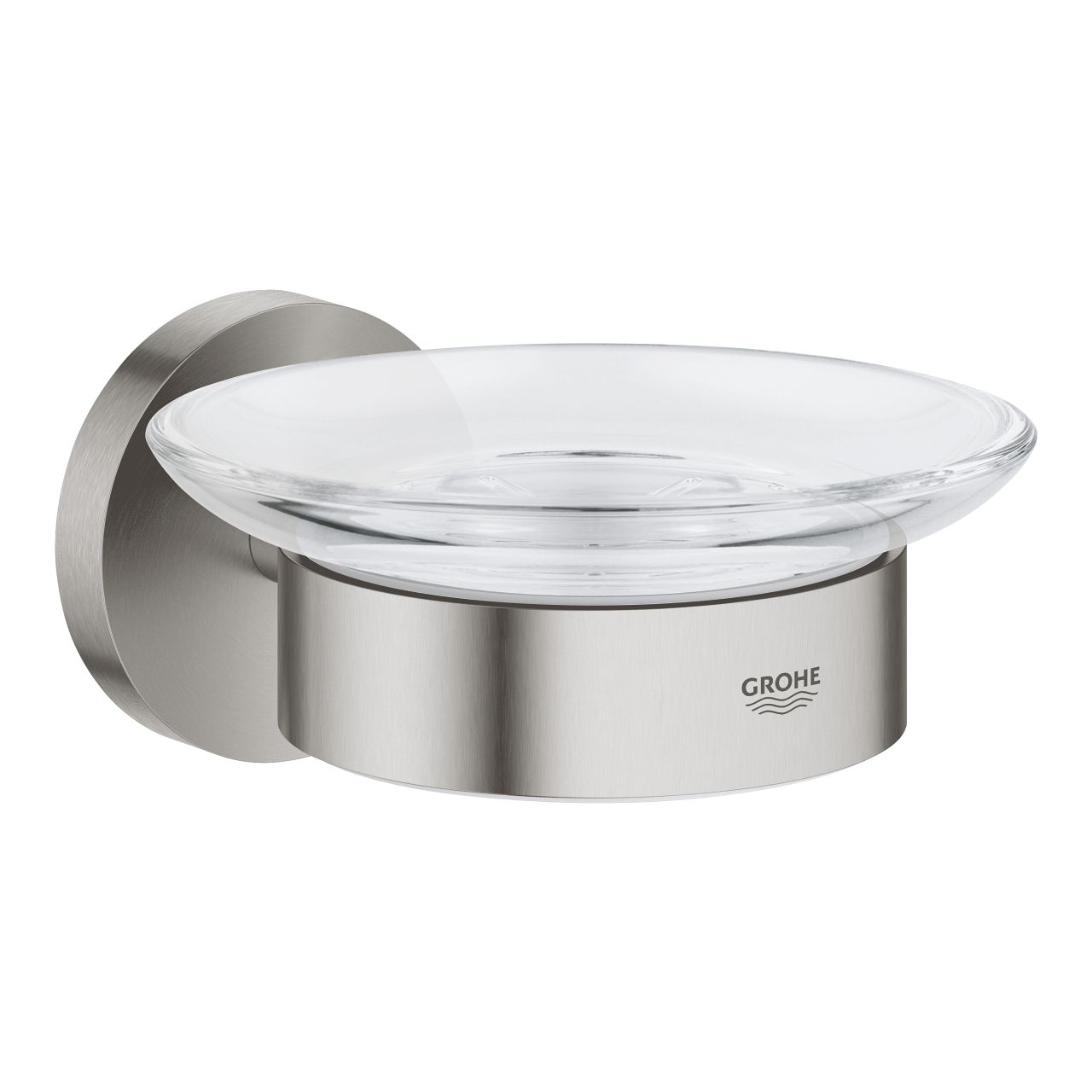 Grohe Essentials Mydelnička s držiakom, Supersteel 40444DC1