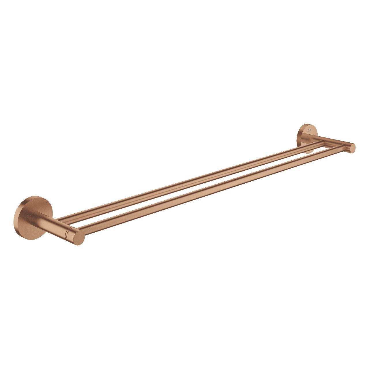 Grohe Essentials Dvojramenný držiak na uteráky, kartáčovaný Warm Sunset 40802DL1