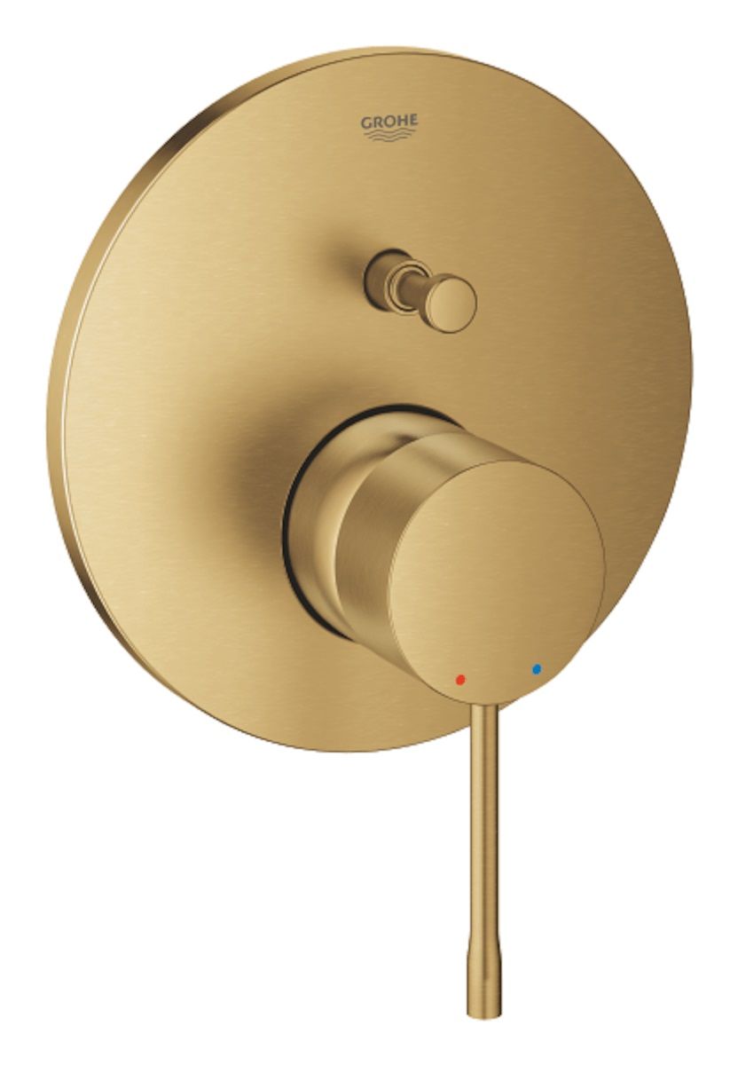 Grohe Essence Nová sprchová batéria s dvojcestným prepínačom, kartáčovaná Cool Sunrise 24058GN1