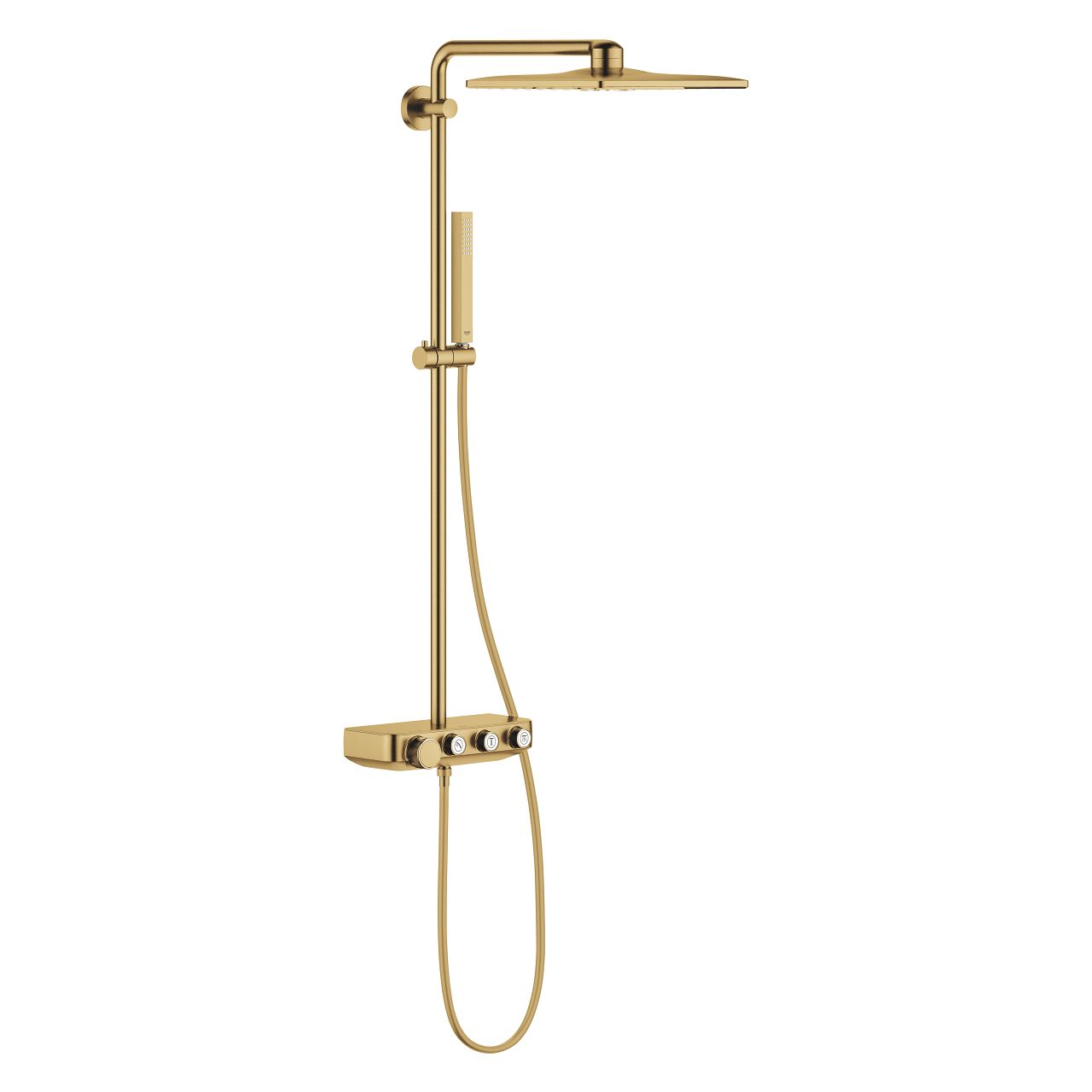 Sprchový termostatický systém Grohe Euphoria SmartControl, Brushed Cool Sunrise 26508GN0