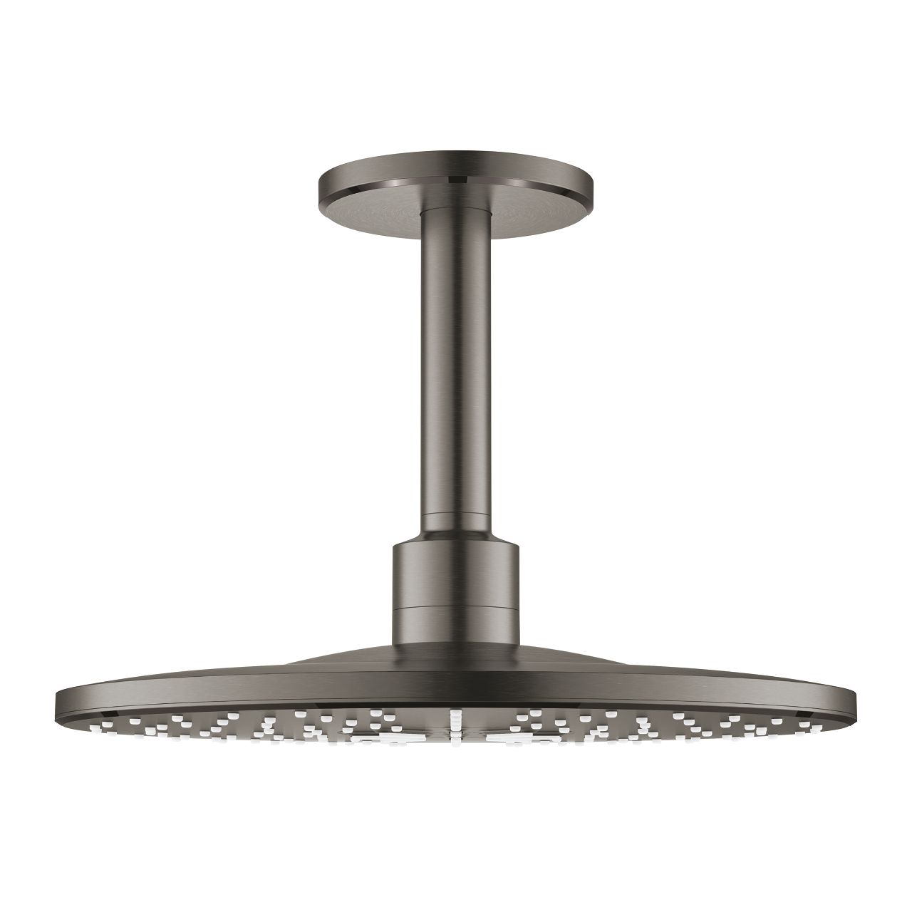 Súprava sprchovej hlavice a stropného ramena Grohe Rainshower SmartActive 310, kartáčovaný tvrdý grafit 26477AL0