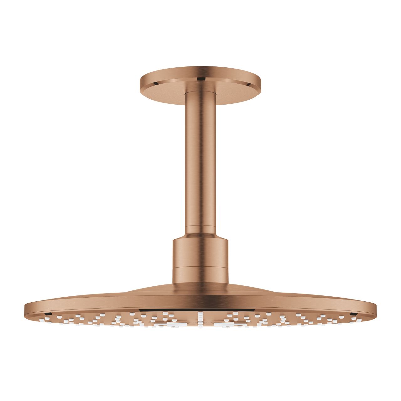 Súprava sprchovej hlavice a stropného ramena Grohe Rainshower SmartActive 310, kartáčovaný teplý západ slnka 26477DL0