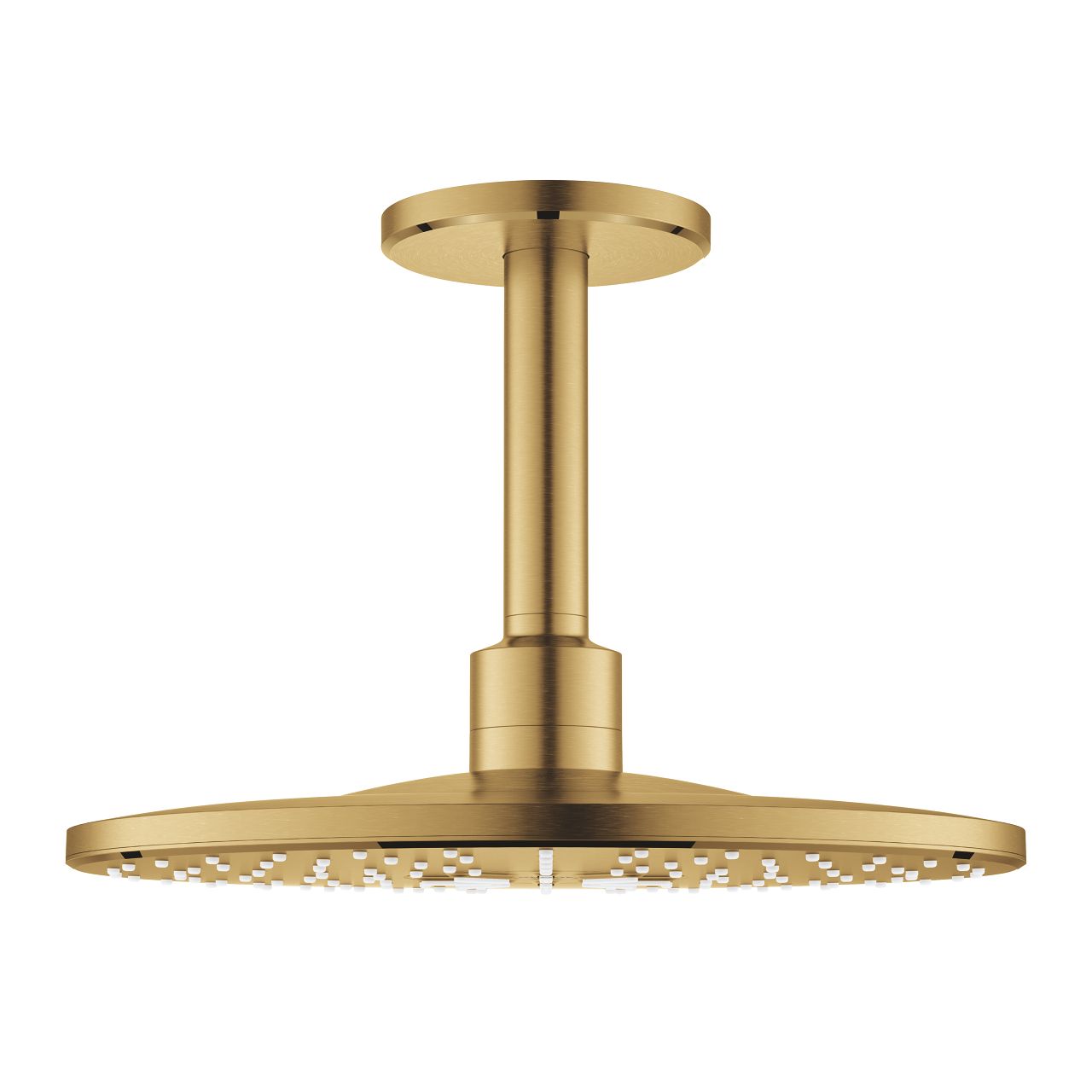 Súprava sprchovej hlavice a stropného ramena Grohe Rainshower SmartActive 310, kartáčovaná, Cool Sunrise 26477GN0