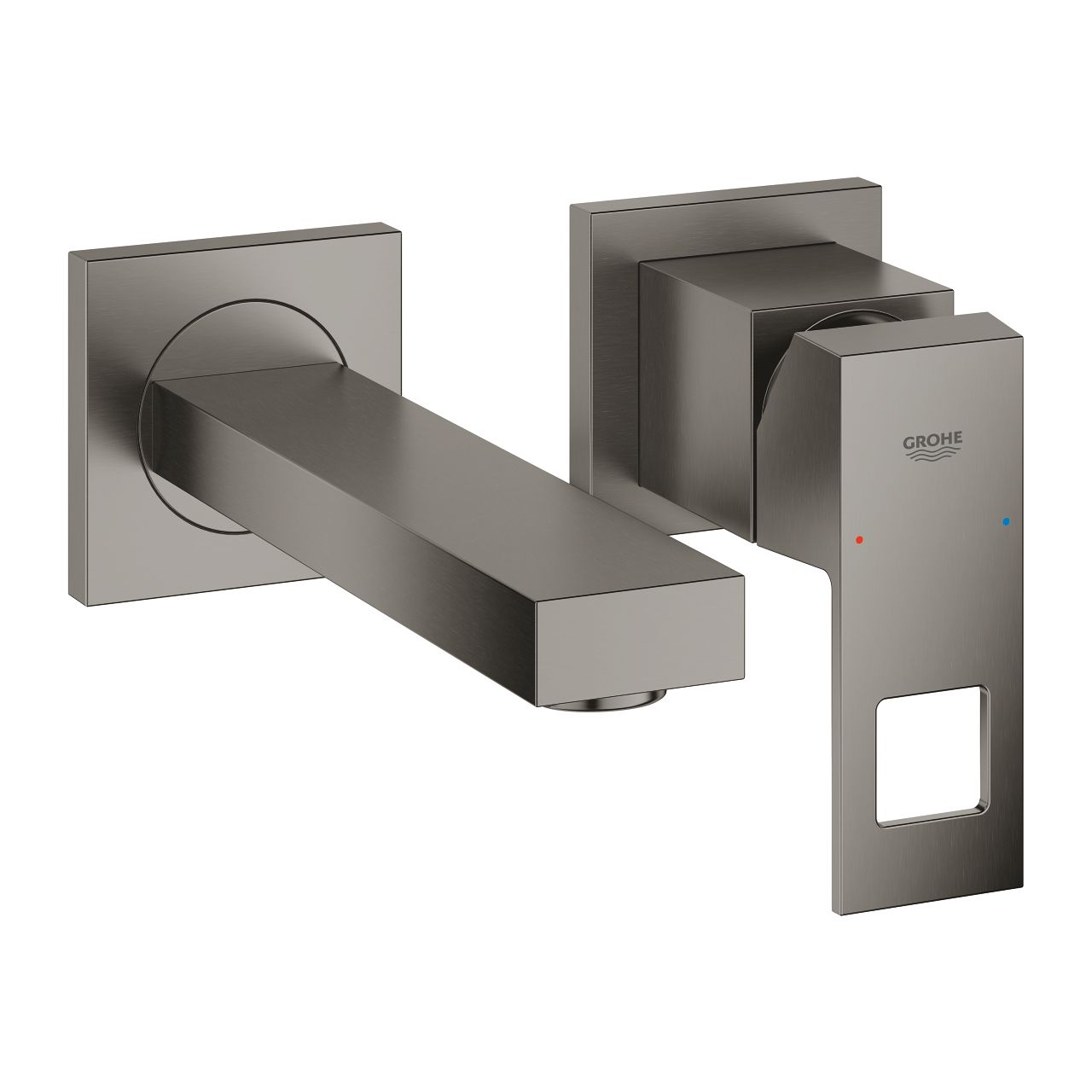Grohe Eurocube Dvojpáková umývadlová batéria, tvrdý grafit 19895AL0