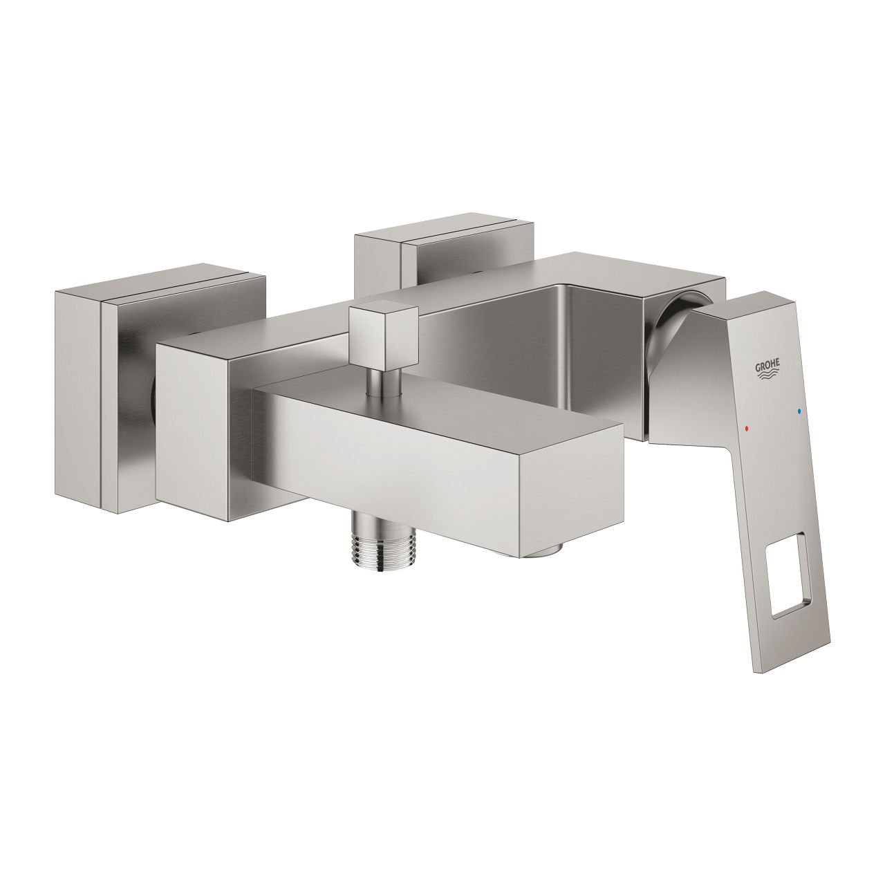 Vaňová batéria Grohe Eurocube, Supersteel 23140DC0