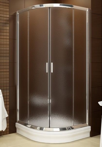 Ravak Blix Sprchový kút štvrťkruhový 90 cm hrozno AL 3B270C00ZG BLCP4-90
