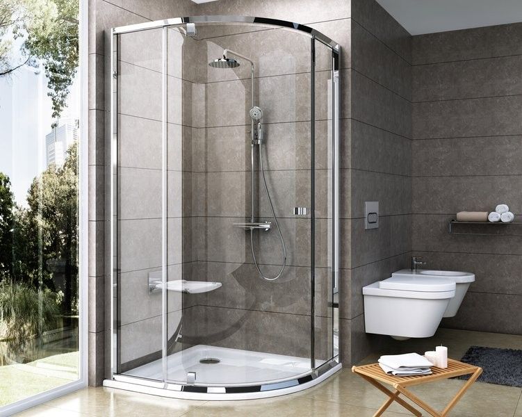 Ravak Pivot Sprchový kút štvrťkruhový 80 cm transp.AL 37644C00Z1 PSKK3-80