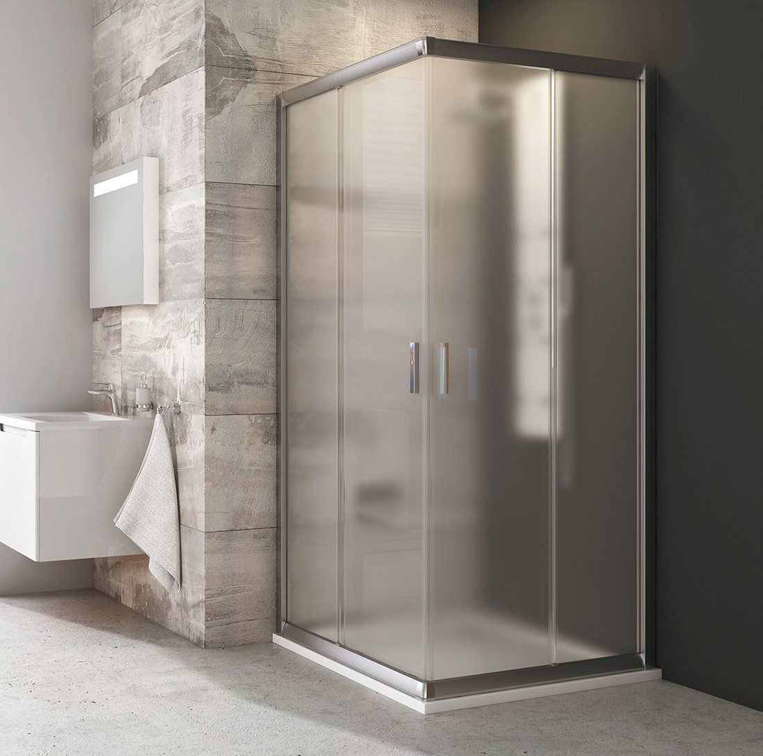 Ravak Blix Sprchový kút 80 x 80 cm hrozno/satén BLRV2-80 1LV40U00ZG