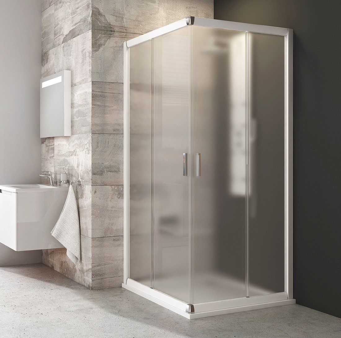 Ravak Blix Sprchový kút 90 x 90 cm, hroznový/biely BLRV2-90 1LV70100ZG
