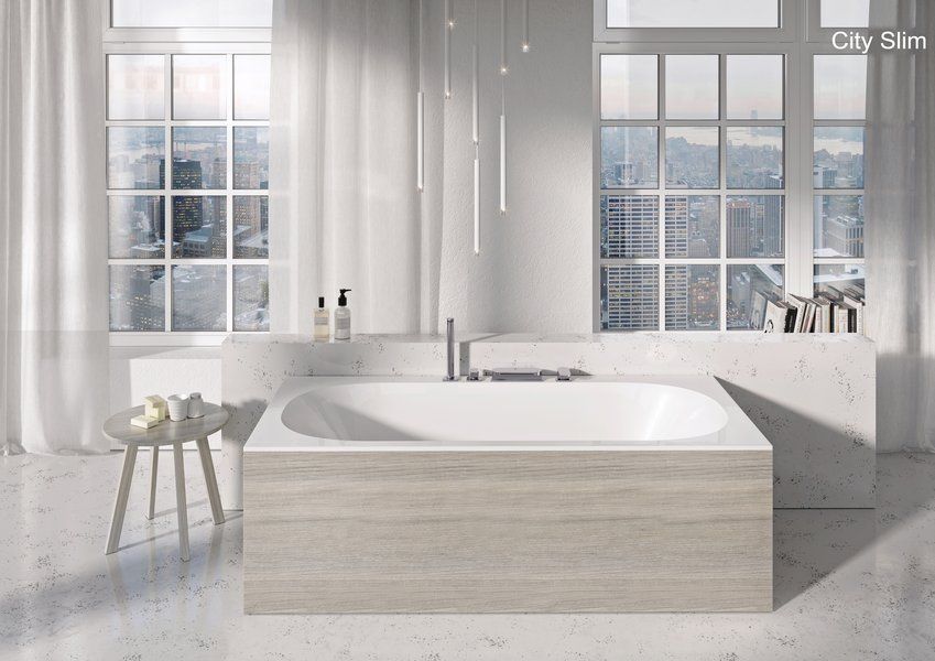 Ravak City Slim Predný panel 180 cm, saténové drevo X000001107