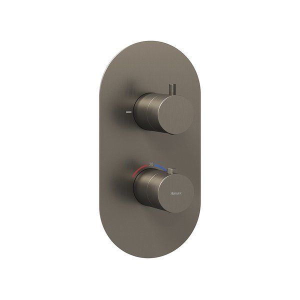 Ravak Espirit Podomietková batéria dvojsmerná, Graphite Brushed ES063.20GB.O2.RB07C X070323