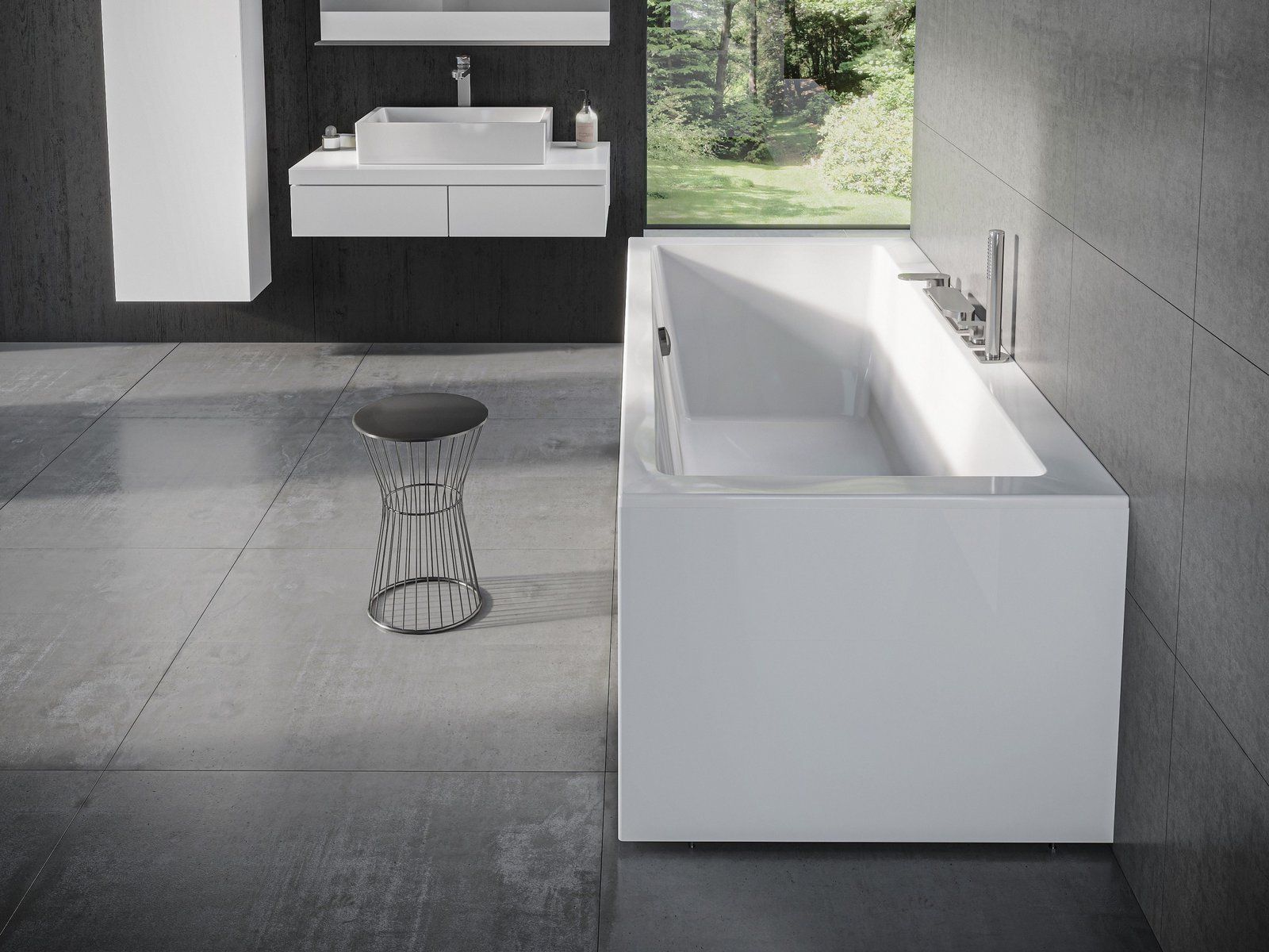Ravak Panel boční 75 cm, MDF, R, bílá X000001698