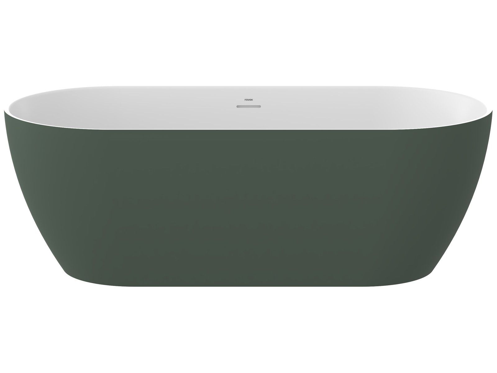 Ravak Freedom O Tec Vana volně stojící 170x77 cm, Grey Green/bílá CD11200000